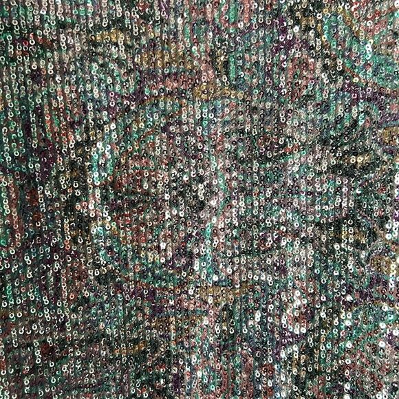 ba&sh Zendaya Silver Sequin Sheath Mini Dress - Size 2 - Picture 6 of 15